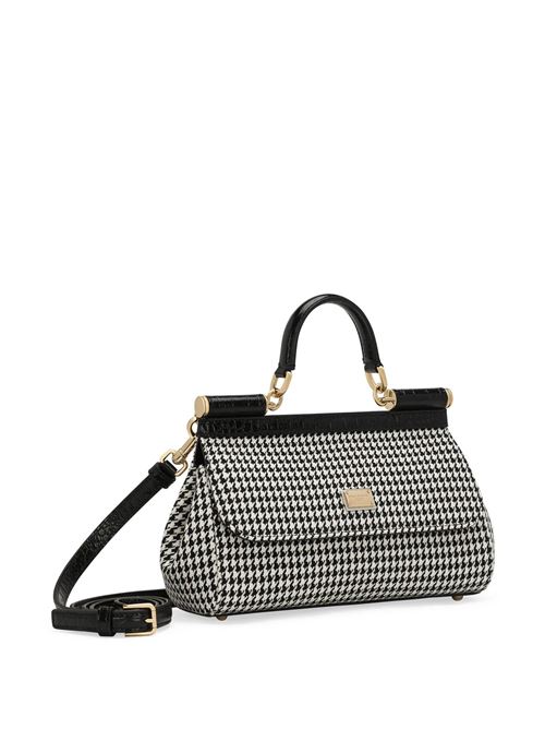 Tote bag with houndstooth pattern DOLCE&GABBANA | BB7652AV919HW5FG